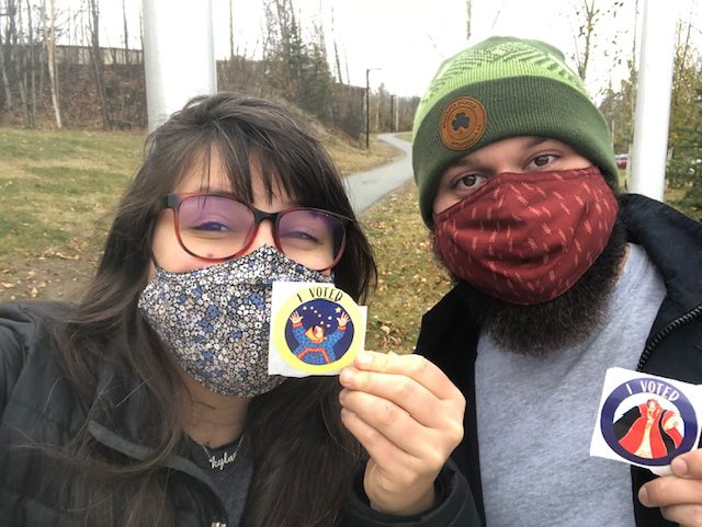 Two Alaskan voters